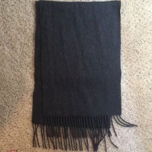 Charcoal Grey Cashmere Scarf